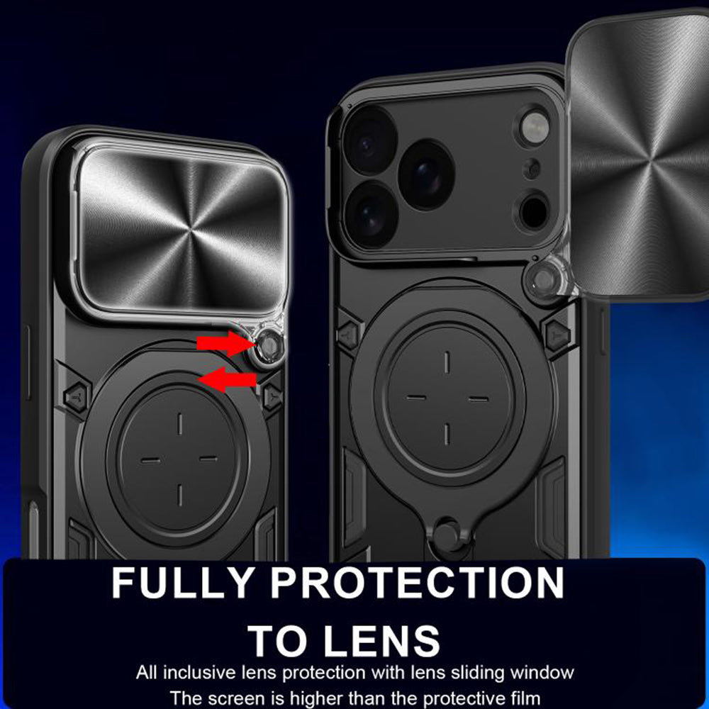 Étui pour Apple iPhone 17 Pro Max, Techsuit, CamGuard Pro, Noir