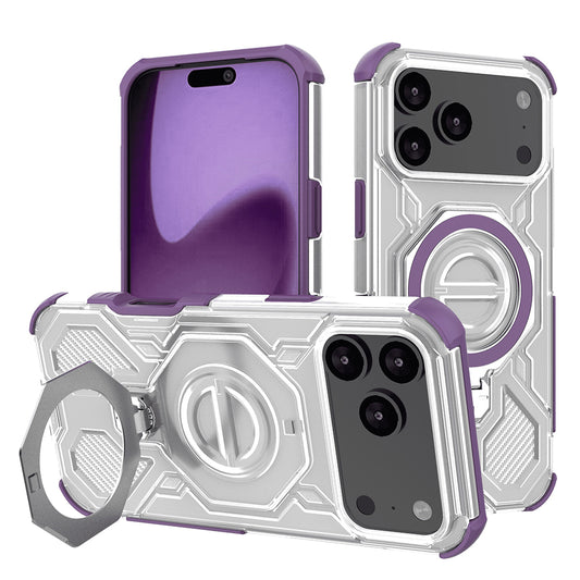 Étui pour Apple iPhone 17 Pro Max, Techsuit, Carbon Shield Pro, Mauve