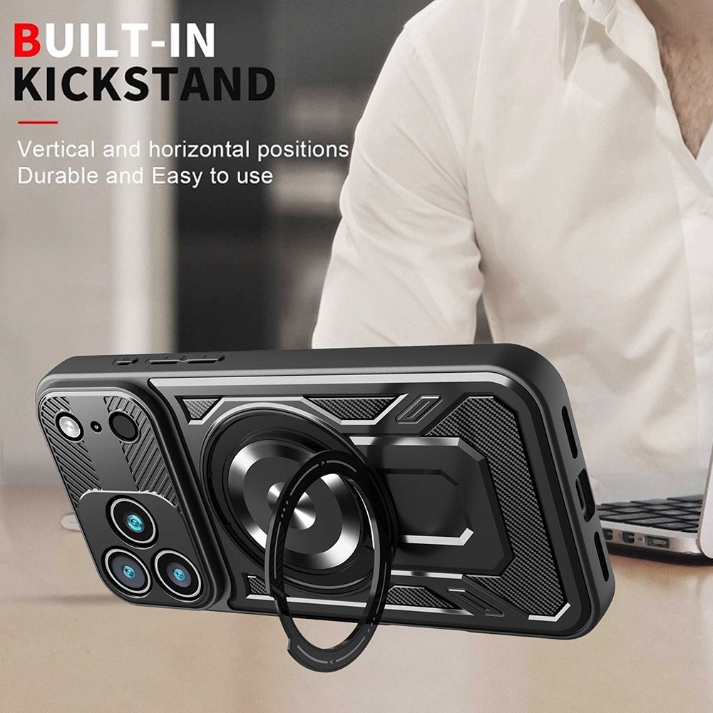Étui pour Apple iPhone 17 Pro Max, Techsuit, RuggedCam, Violet
