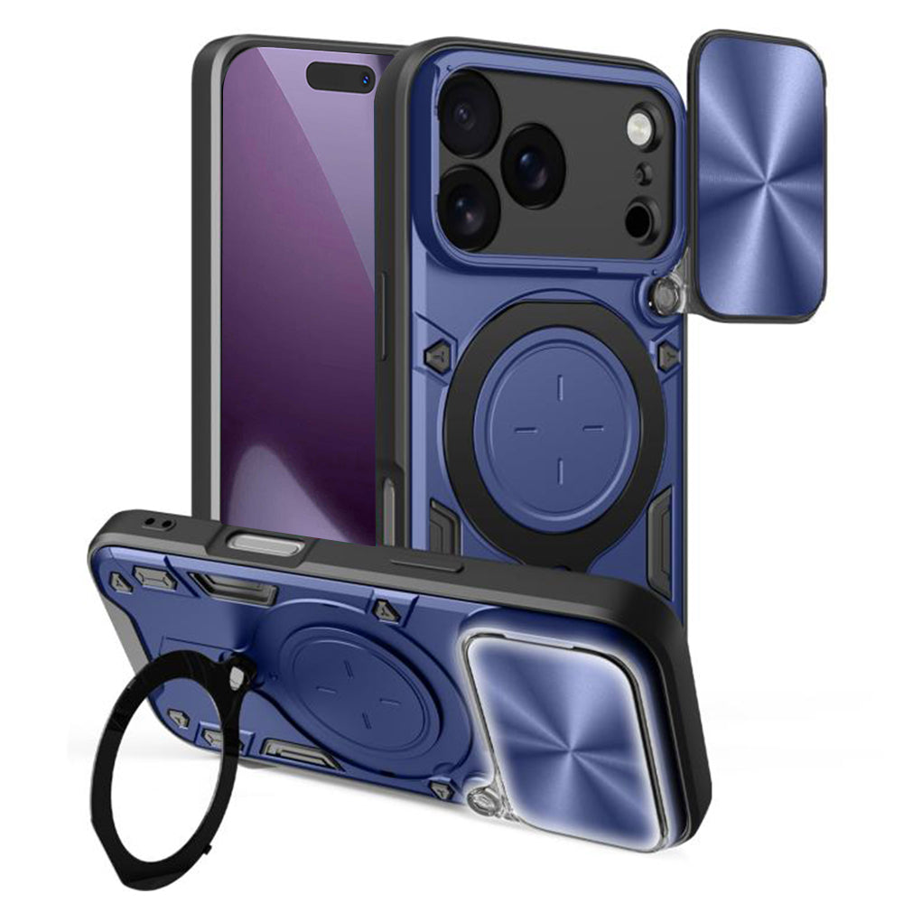 Étui pour Apple iPhone 17 Pro, Techsuit, CamGuard Pro, Bleu