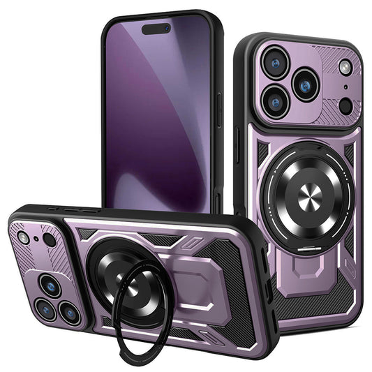Étui pour Apple iPhone 17 Pro, Techsuit, RuggedCam, Violet