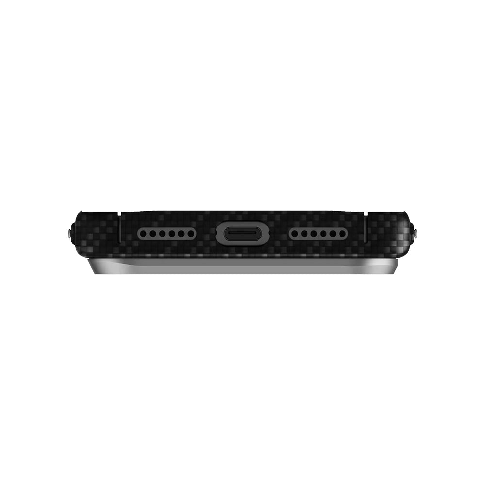 Étui MagSafe pour Apple iPhone 17 Pro, UNIQ, Keva MagClick, Gris Foncé
