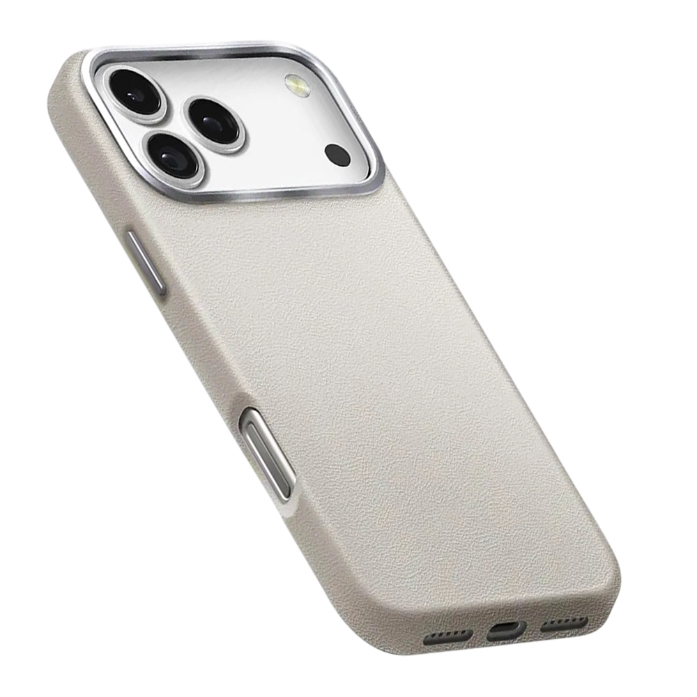 Étui pour Apple iPhone 17 Pro, UNIQ, Lyden Leatherette, Gris