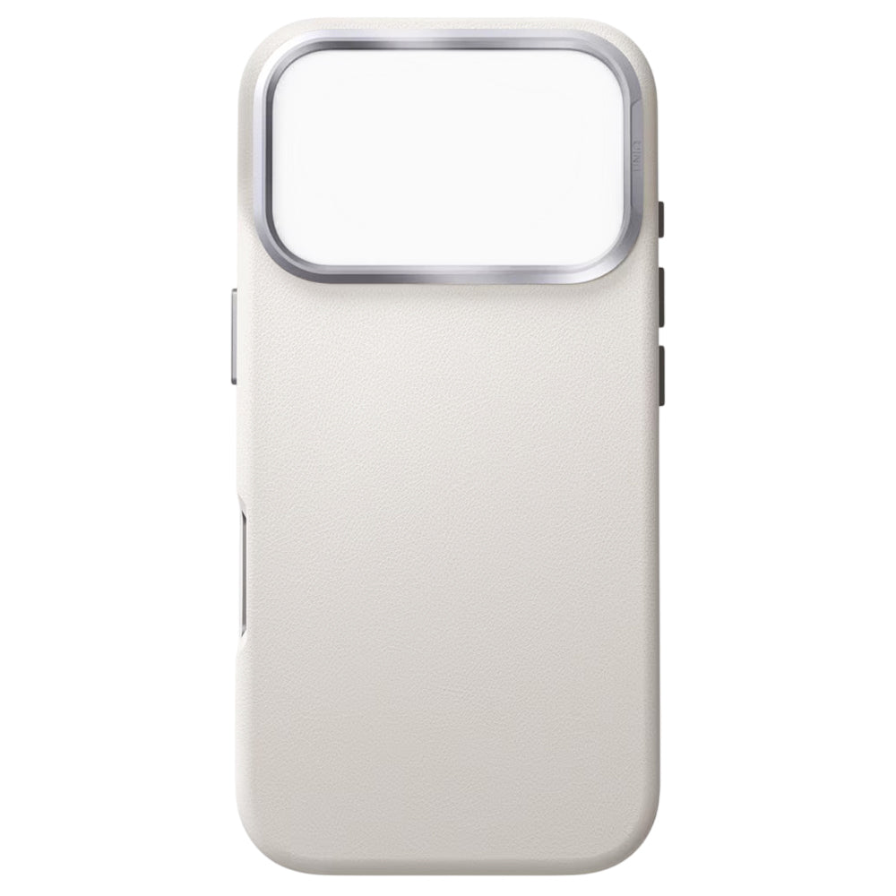 Étui pour Apple iPhone 17 Pro, UNIQ, Lyden Leatherette, Gris