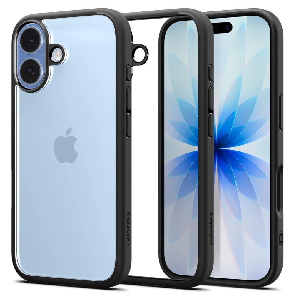 Case for Apple iPhone 17, Spigen, Ultra Hybrid, Matte Black ACS10377