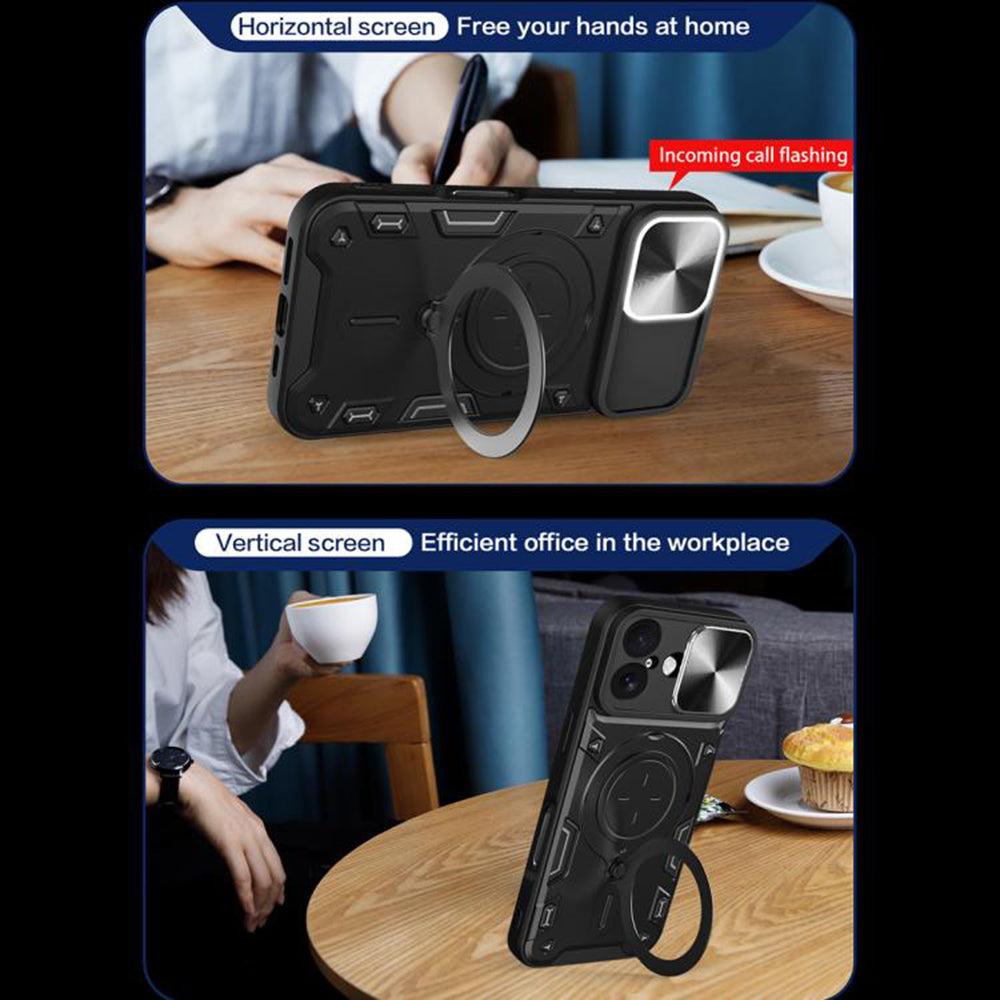 Étui pour Apple iPhone 17, Techsuit, CamGuard Pro, Rouge
