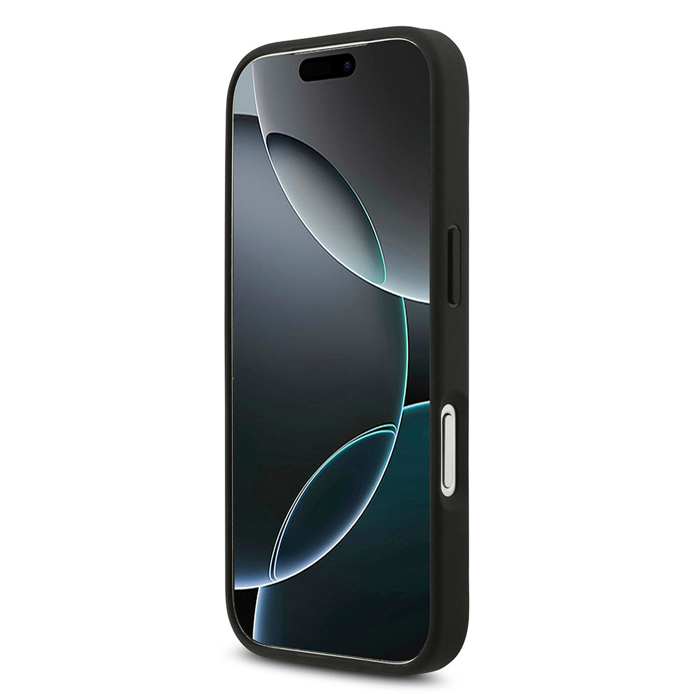 Coque pour Apple iPhone 18 Pro / 17 Pro, Guess, 4G Big Logo, Noire