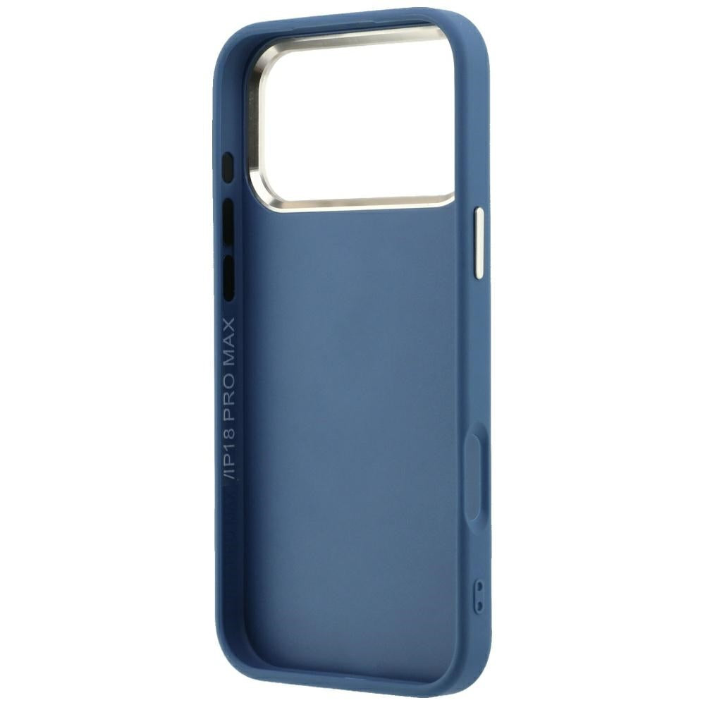 Coque pour Apple iPhone 18 Pro / 17 Pro, Guess, Logo Résine 4G Grand, Bleue
