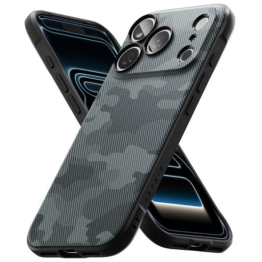 Hülle für Apple iPhone 18 Pro / 17 Pro, Ringke, Onyx, Tarnung