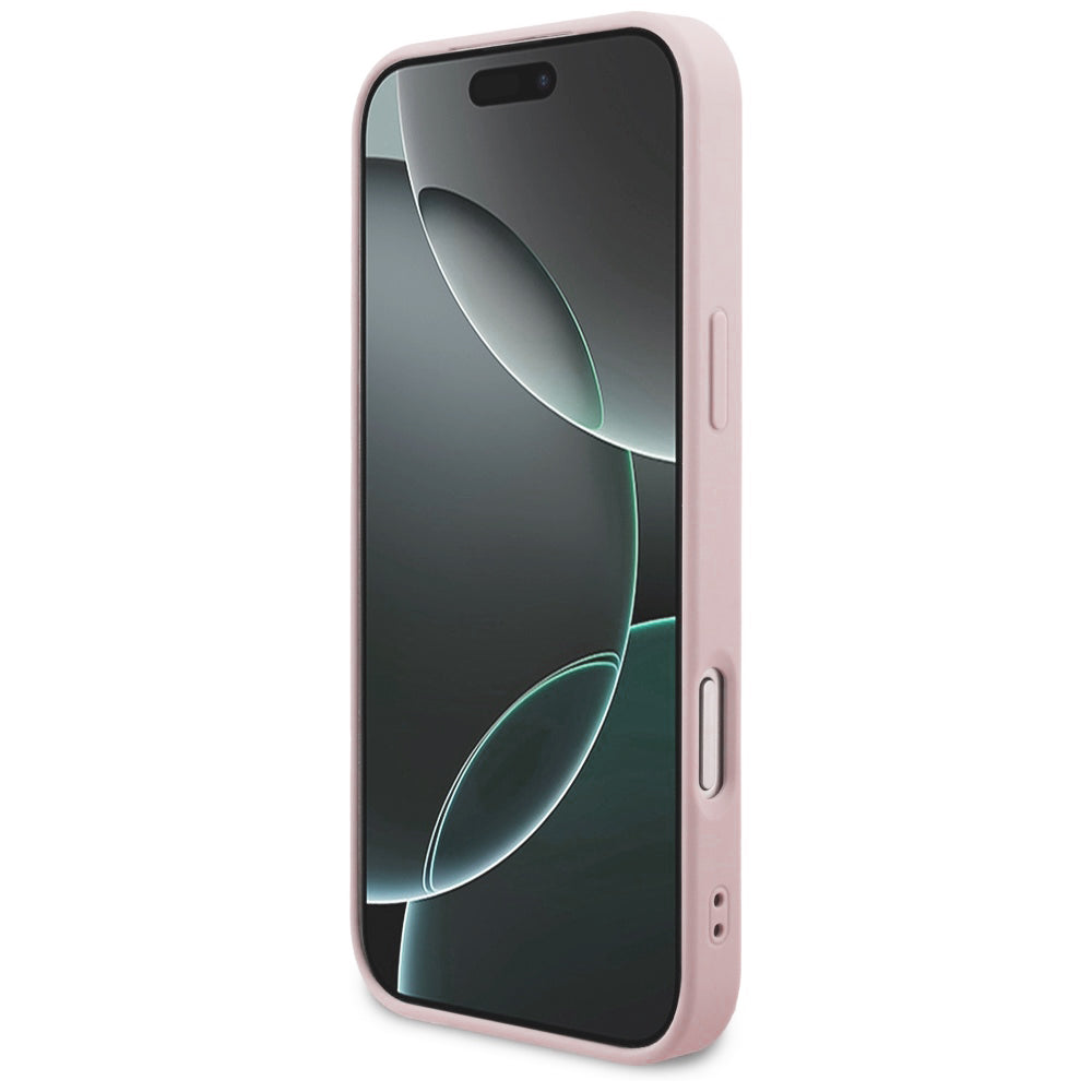 Coque pour Apple iPhone 18 Pro Max / 17 Pro Max, Guess, Logo Classique 4G, Rose