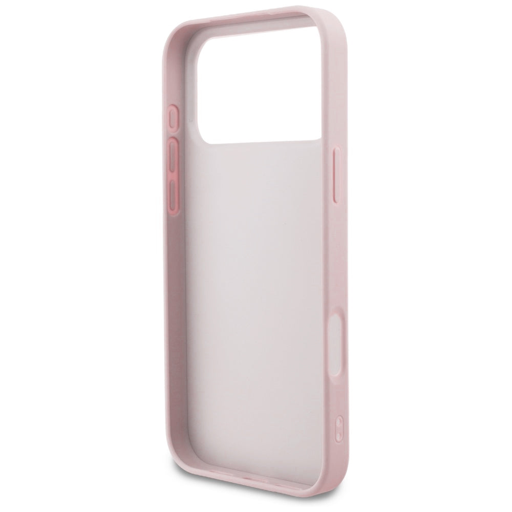 Coque pour Apple iPhone 18 Pro Max / 17 Pro Max, Guess, Logo Classique 4G, Rose