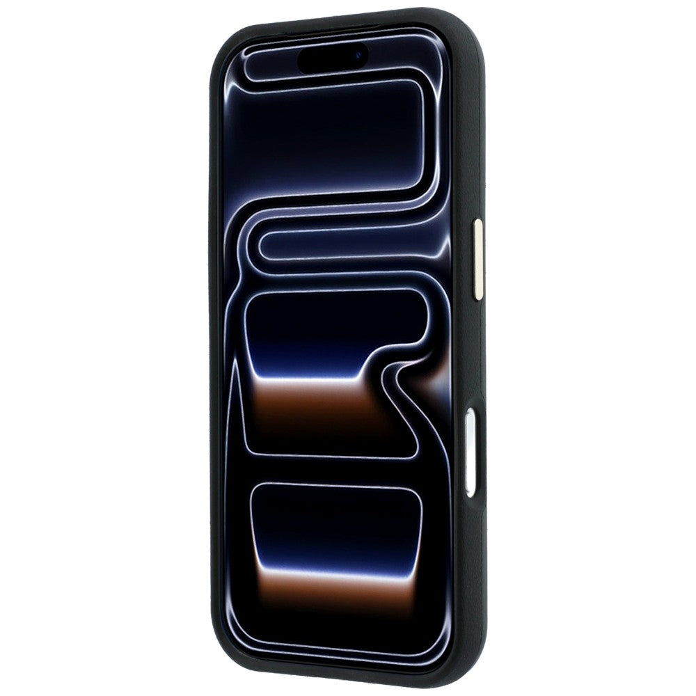 Hülle für Apple iPhone 18 Pro Max / 17 Pro Max, Guess, Glattes großes Strass-Logo, Schwarz