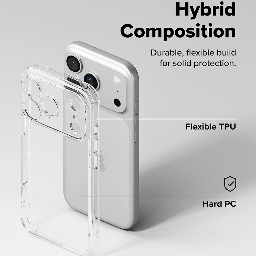 Coque pour Apple iPhone 18 Pro Max / 17 Pro Max, Ringke, Fusion, Transparente