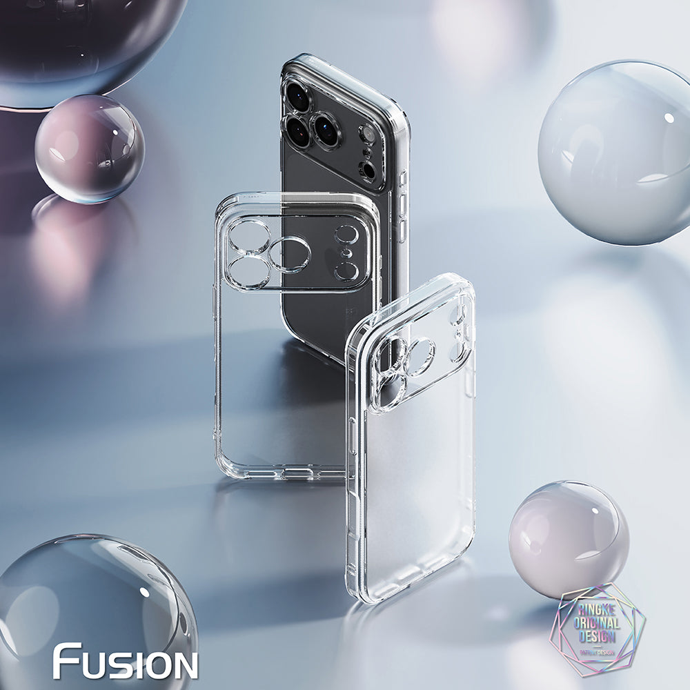 Coque pour Apple iPhone 18 Pro Max / 17 Pro Max, Ringke, Fusion, Transparente Mate