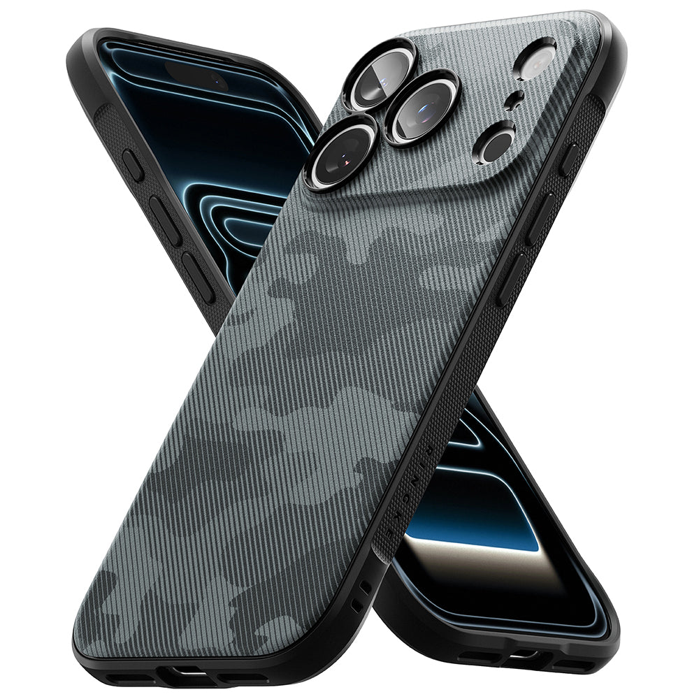 Coque pour Apple iPhone 18 Pro Max / 17 Pro Max, Ringke, Onyx, Camouflage