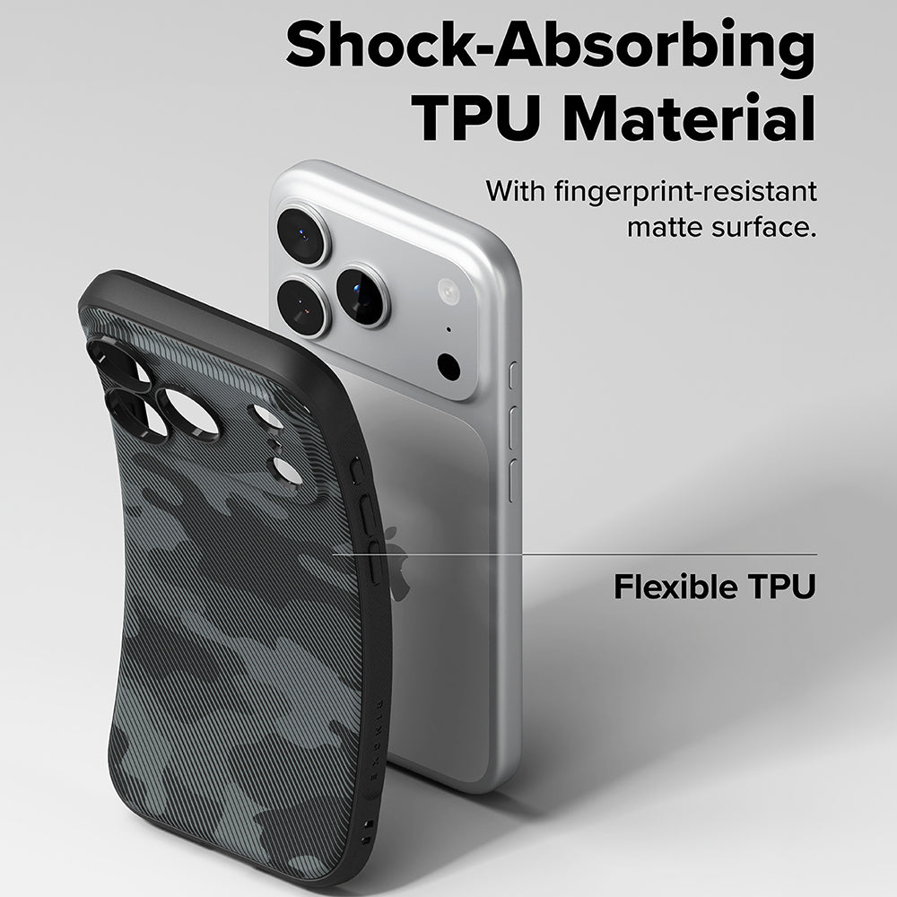 Coque pour Apple iPhone 18 Pro Max / 17 Pro Max, Ringke, Onyx, Camouflage