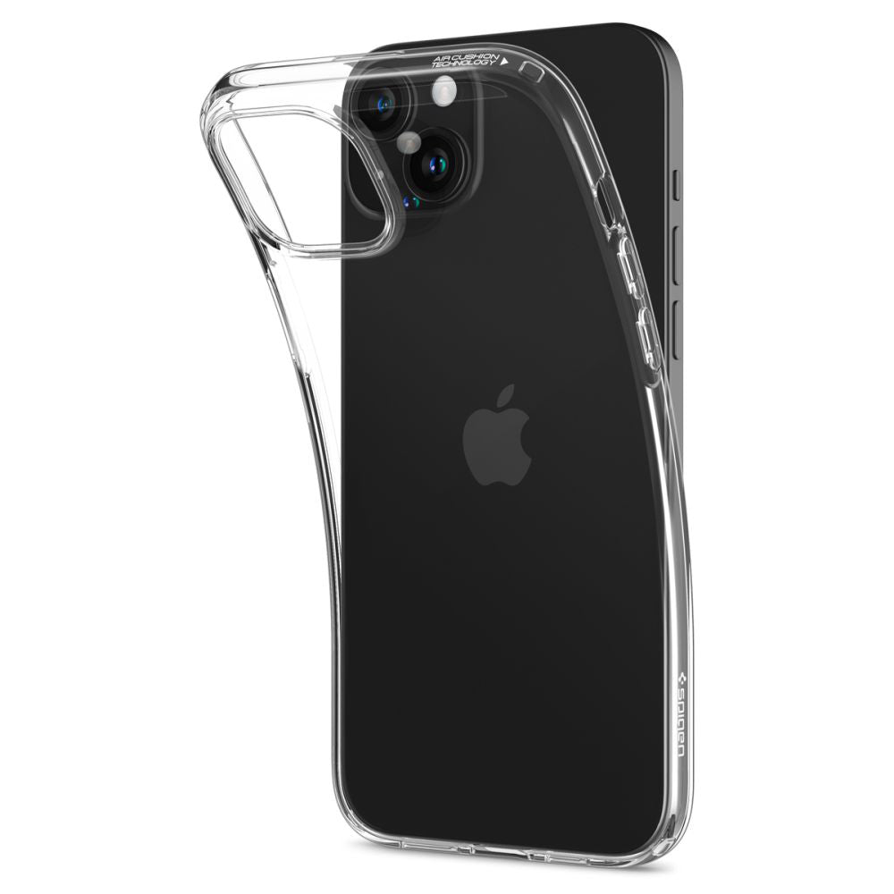 Étui pour Apple iPhone 15, Spigen, Liquid Crystal, Transparent