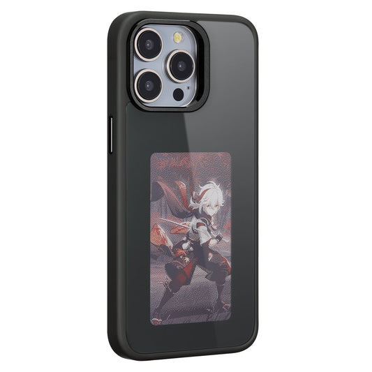 Coque pour Apple iPhone 13 Pro Max, OEM, Écran E-Ink Personnalisé, Noir