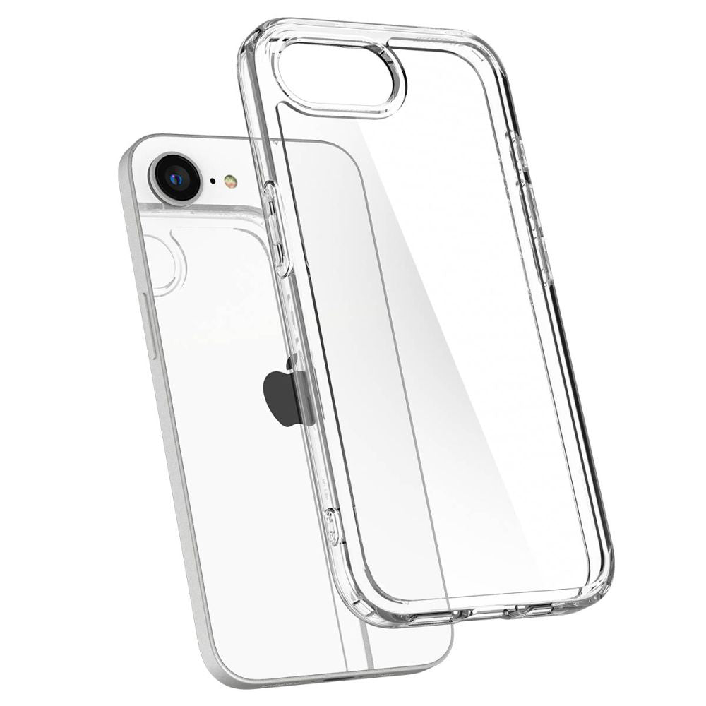 Coque pour Apple iPhone 16e, Spigen, Crystal Hybrid, Transparente