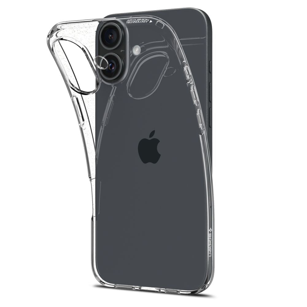 Coque pour Apple iPhone 16, Spigen, Liquid Crystal, Transparent ACS08190