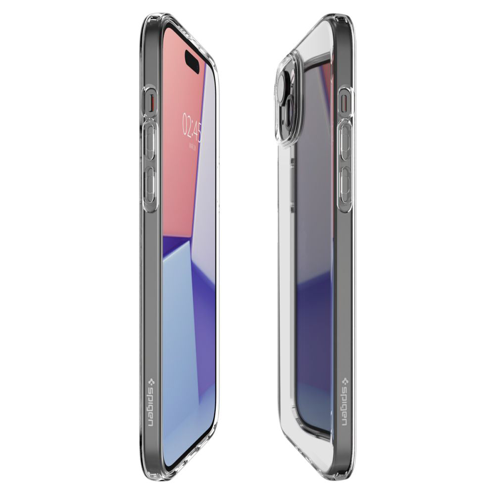 Étui pour Apple iPhone 15, Spigen, Liquid Crystal, Transparent