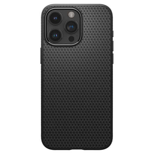 Coque pour Apple iPhone 15 Pro Max, Spigen, Liquid Air Matte, Noir ACS06562