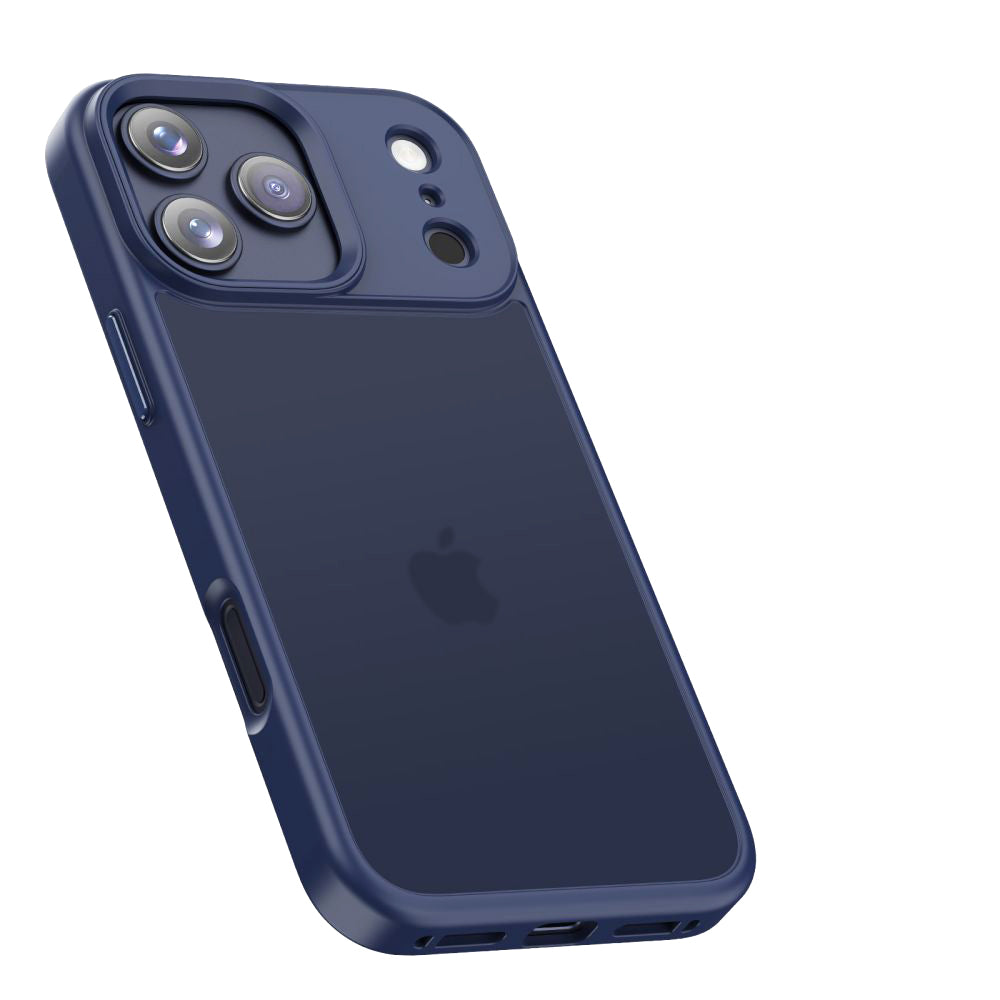 Étui pour Apple iPhone 17 Pro Max, Tech-Protect, Magmat, Bleu Marine Mat
