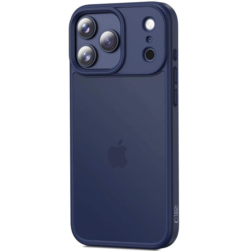 Étui pour Apple iPhone 17 Pro Max, Tech-Protect, Magmat, Bleu Marine Mat