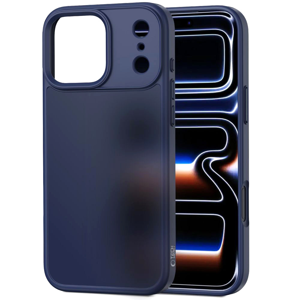 Étui pour Apple iPhone 17 Pro, Tech-Protect, Magmat, Bleu Marine Mat
