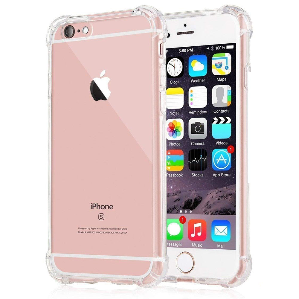 Coque pour Apple iPhone SE (2016) / 5 / 5s, Techsuit, Anti-choc Transparent, Transparente