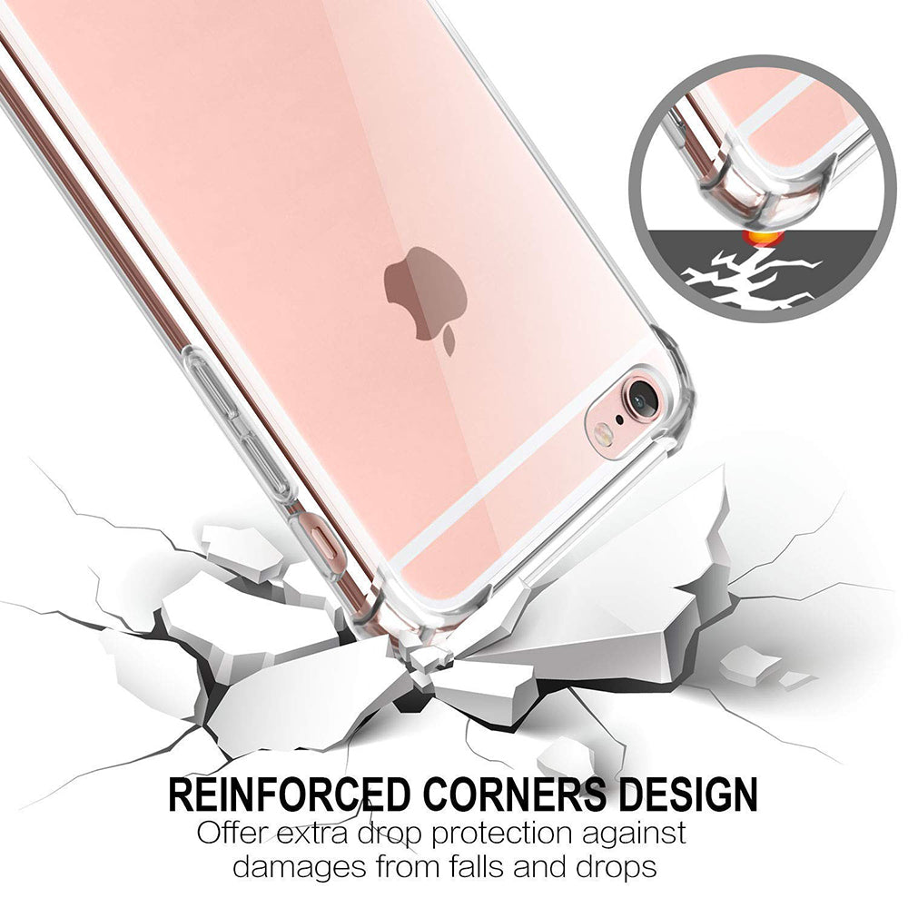 Coque pour Apple iPhone SE (2016) / 5 / 5s, Techsuit, Anti-choc Transparent, Transparente