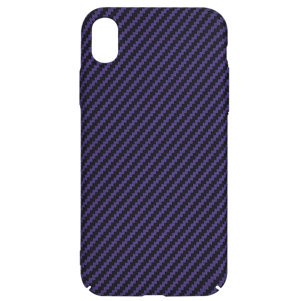 Coque pour Apple iPhone XR, Techsuit, Carbonite FiberShell, Violet