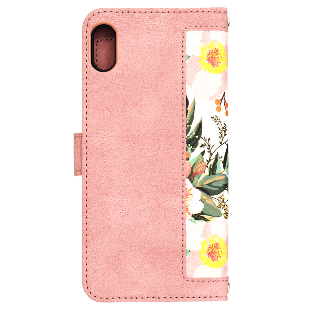 Coque pour Apple iPhone XS Max, Techsuit, FlipCraft, Rose