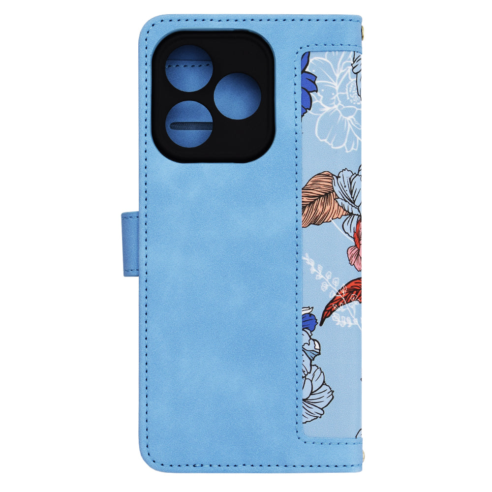 Coque pour Honor 400 Lite, Techsuit, FlipCraft, Bleu