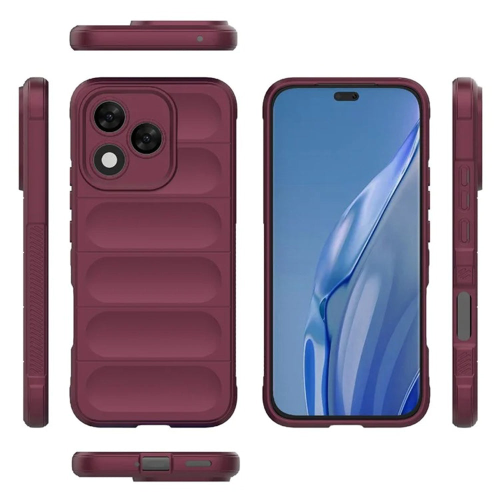 Coque pour Honor 400 Lite, Techsuit, Magic Shield, Bordeaux
