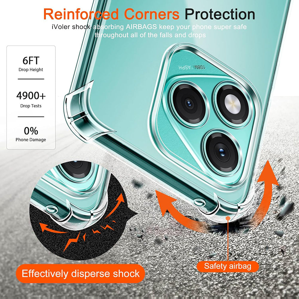 Coque pour Honor 400 Lite, Techsuit, Anti-choc Claire, Transparente