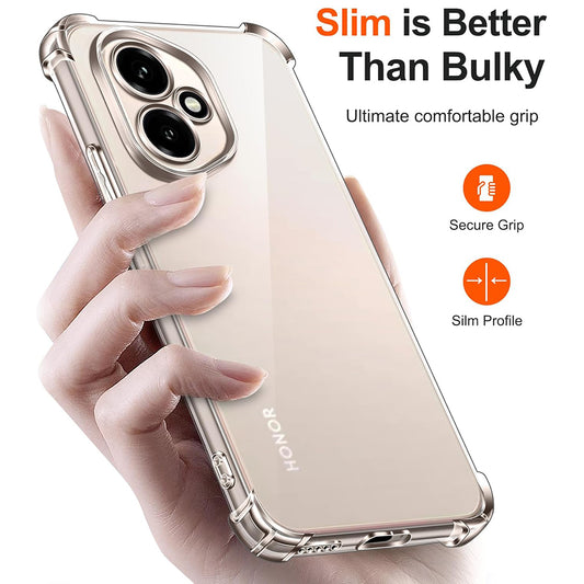 Hülle für Honor 400 Pro, Techsuit, stoßfest klar, transparent