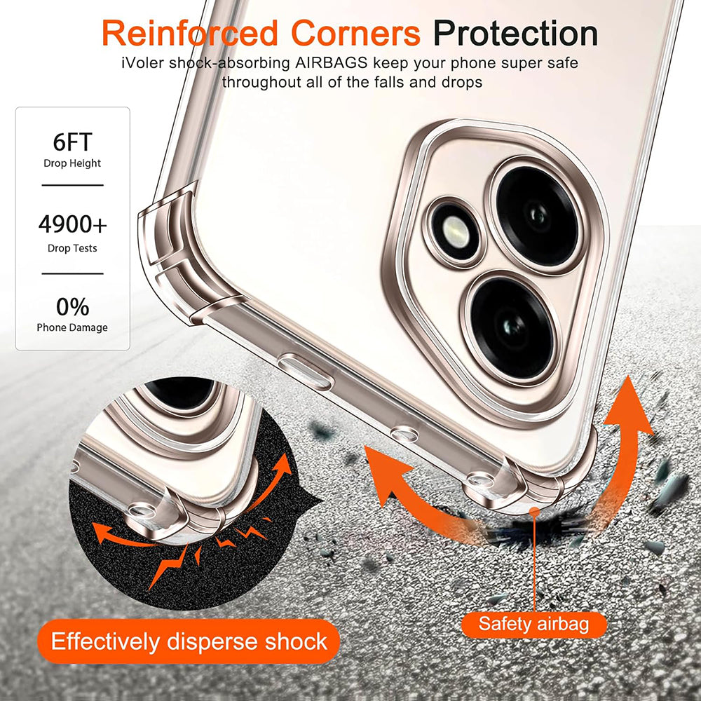 Coque pour Honor 400 Pro, Techsuit, Anti-choc Claire, Transparente