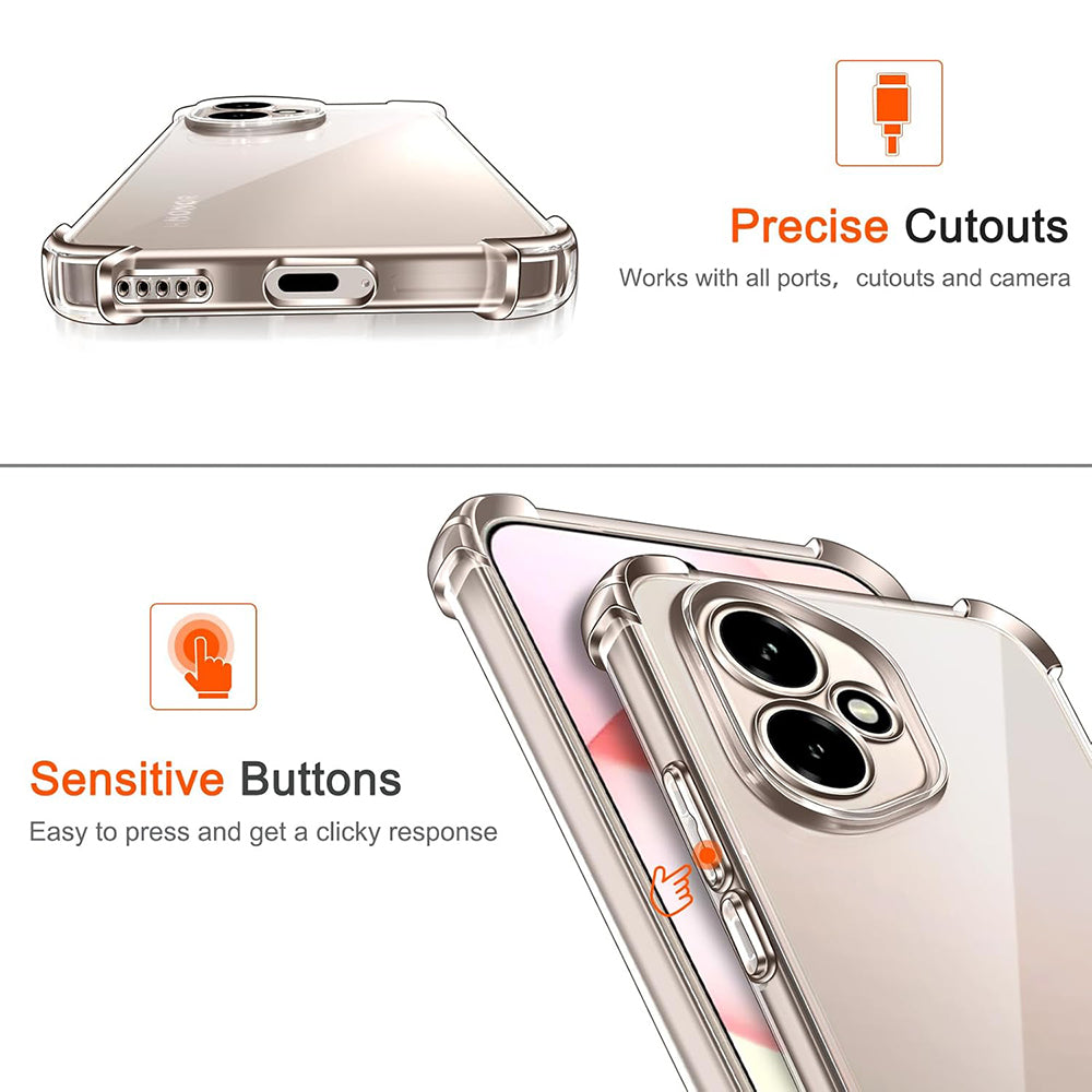 Coque pour Honor 400 Pro, Techsuit, Anti-choc Claire, Transparente