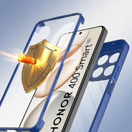 Étui pour Honor 400 Smart 4G / X7d 4G / 400 Smart 5G, Techsuit, ColorVerse 360, Bleu