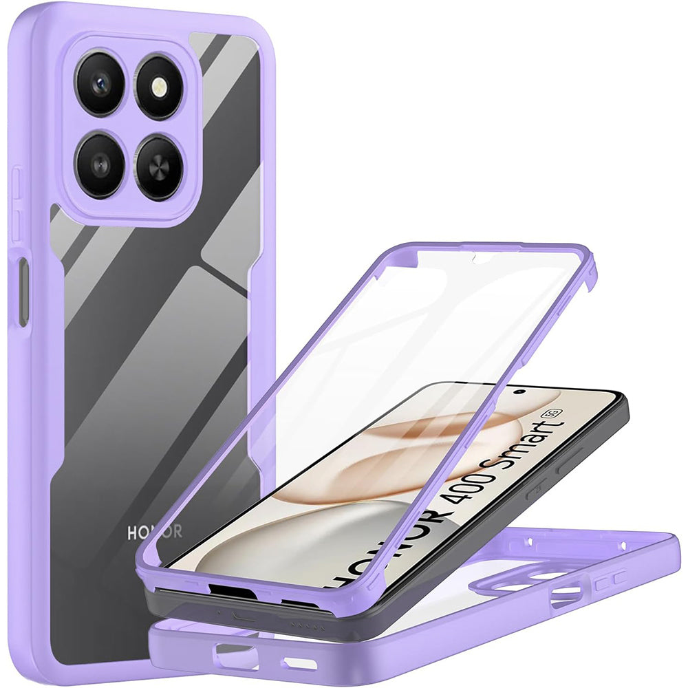 Étui pour Honor 400 Smart 4G / X7d 4G / 400 Smart 5G, Techsuit, ColorVerse 360, Violet