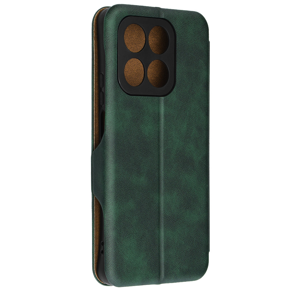 Hülle für Honor 400 Smart 4G / X7d 4G / 400 Smart 5G, Techsuit, Safe Wallet Plus, Grün