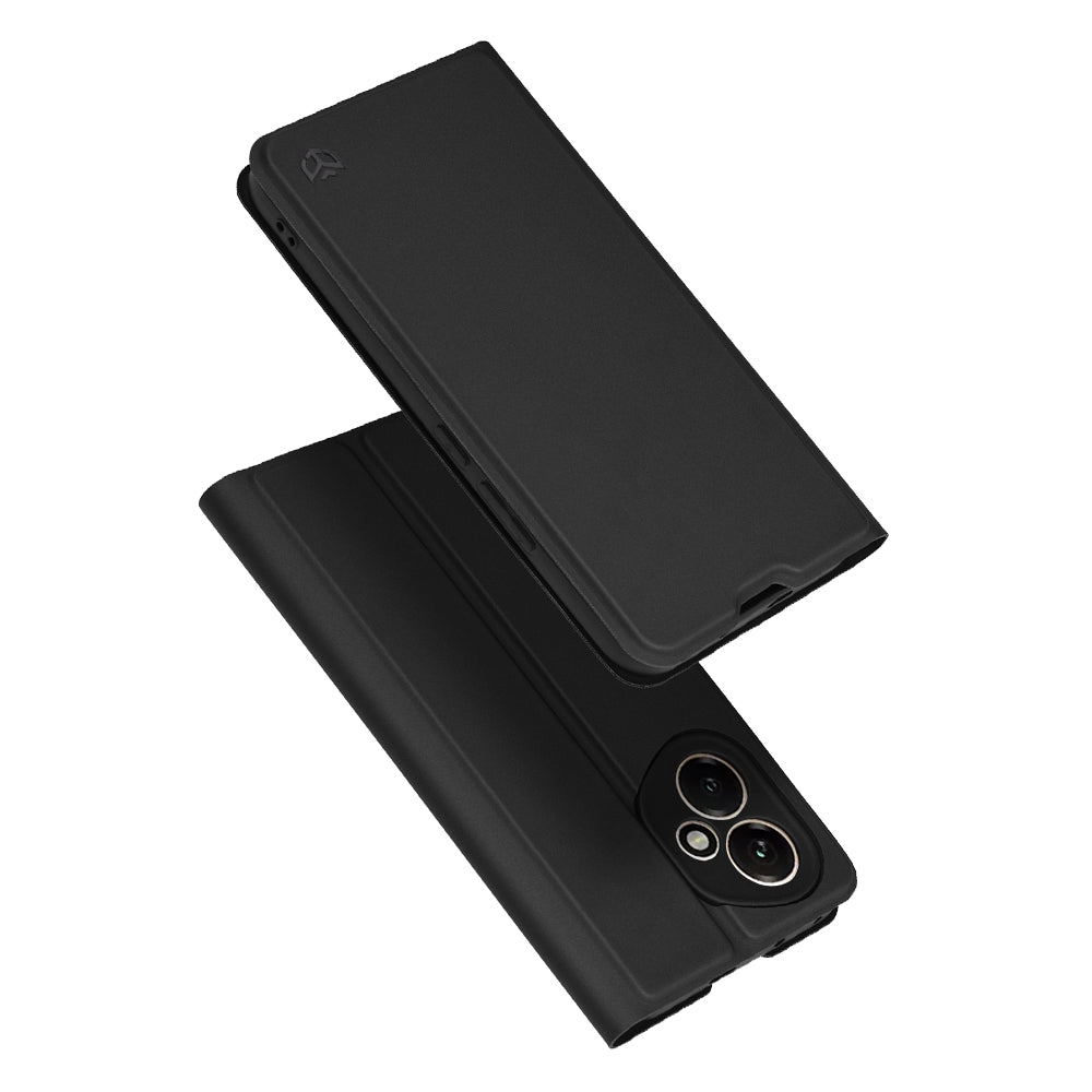 Coque pour Honor 400, Techsuit, Magskin Book, Noire