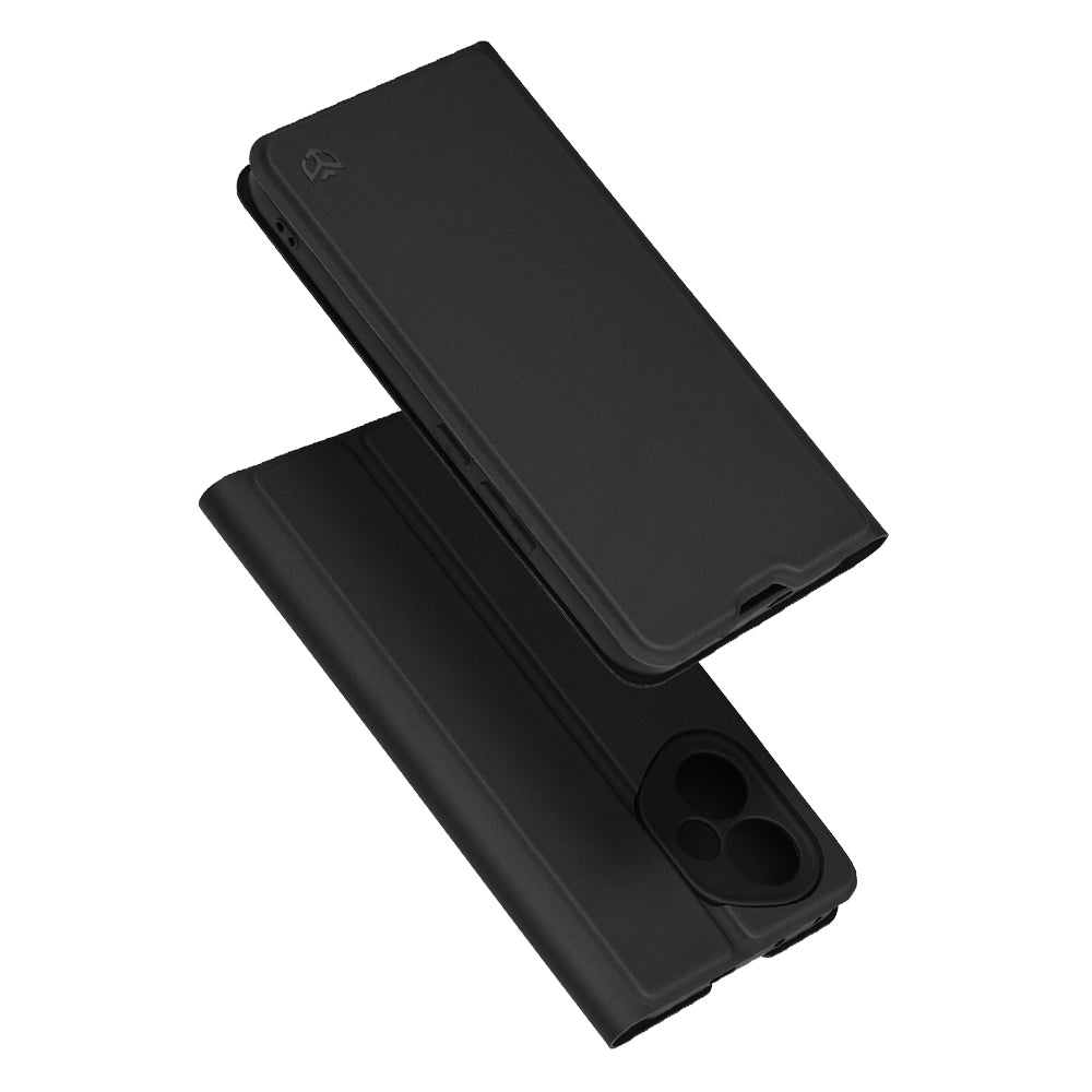 Coque pour Honor 400, Techsuit, Magskin Book, Noire