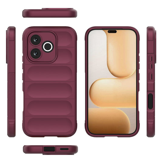 Coque pour Honor 600 Lite, Techsuit, Magic Shield, Bordeaux