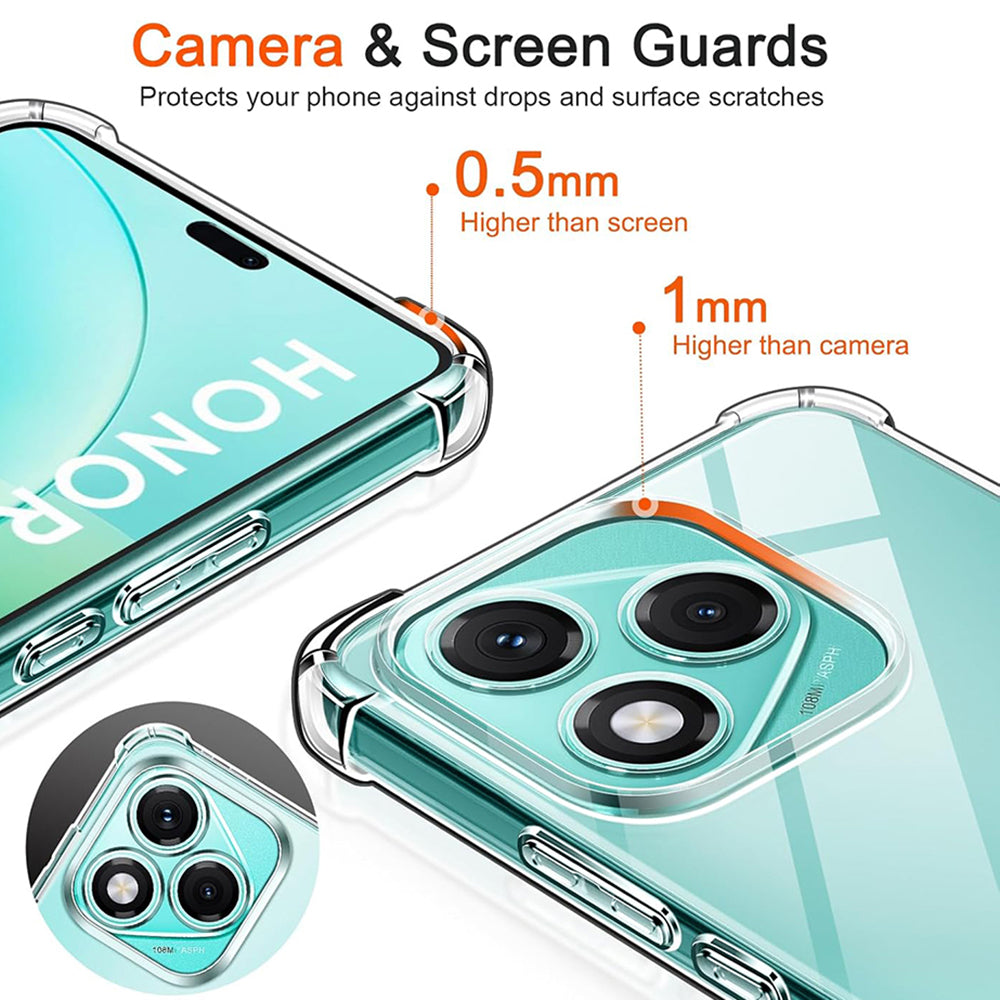 Étui pour Honor 600 Lite, Techsuit, Shockproof Clear, Transparent