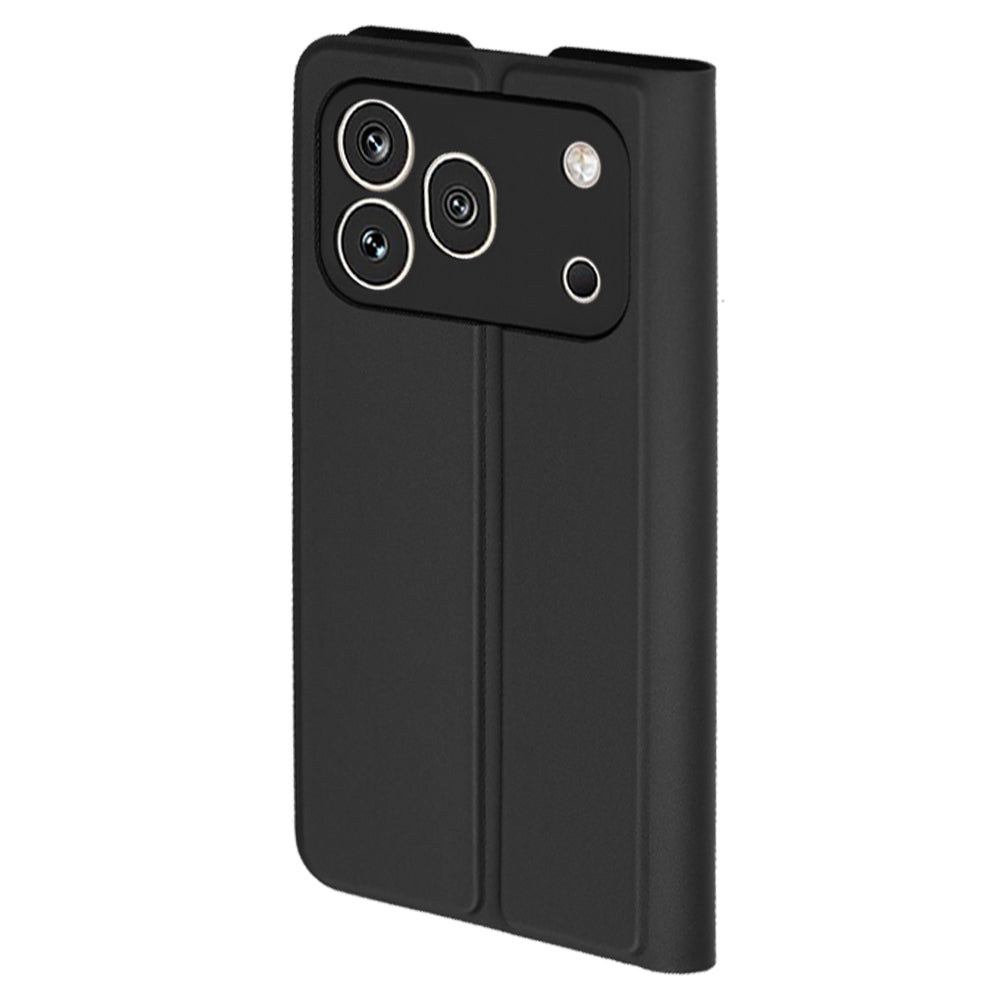Coque pour Honor 600 Pro, Techsuit, Magskin Book, Noire
