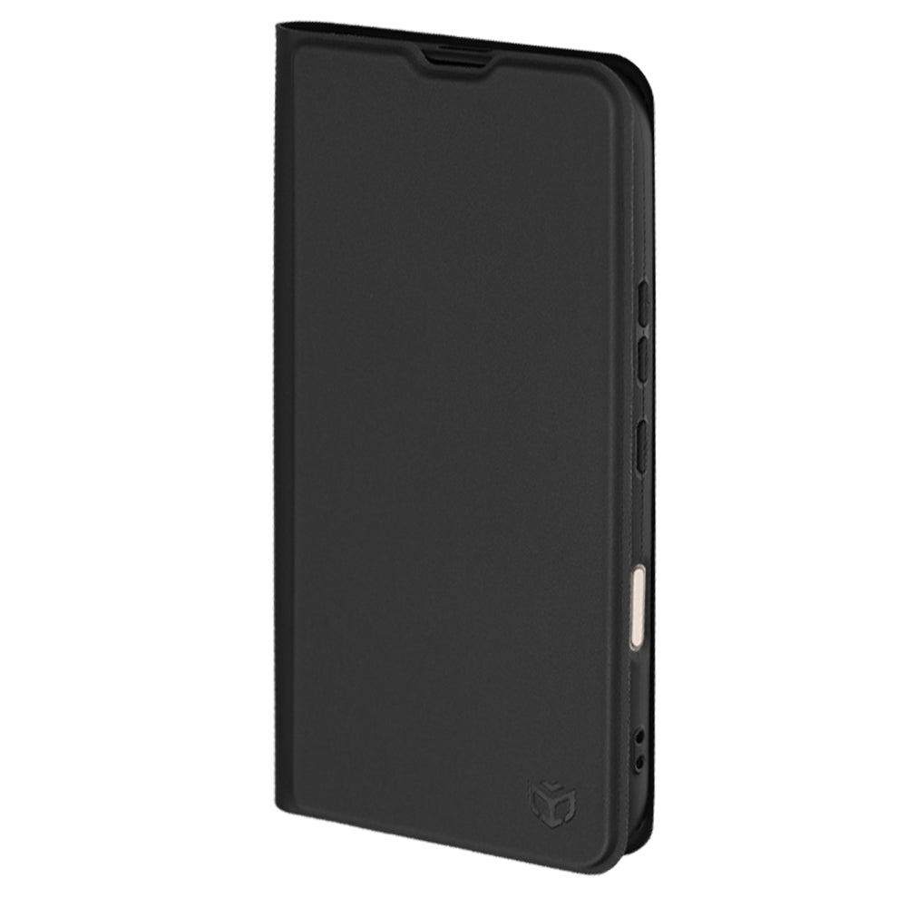 Coque pour Honor 600 Pro, Techsuit, Magskin Book, Noire