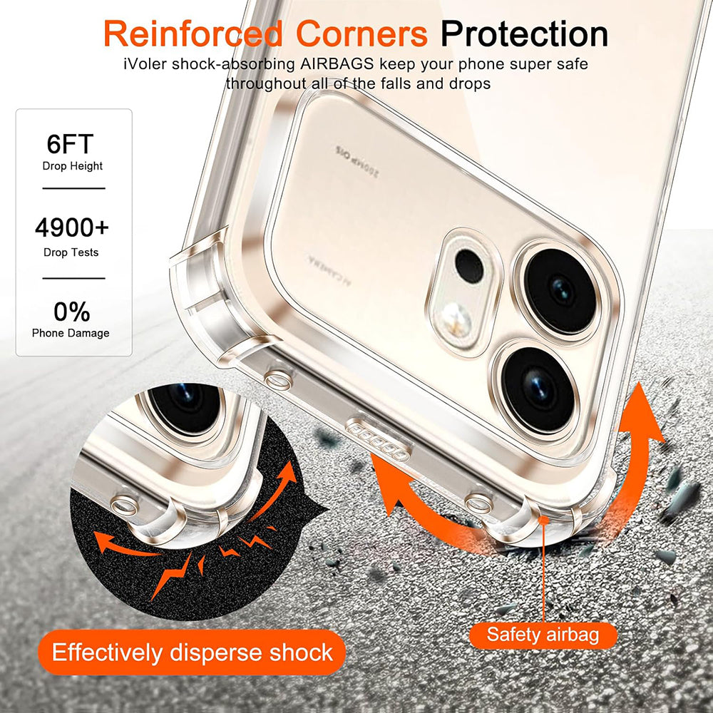 Étui pour Honor 600 Pro, Techsuit, Shockproof Clear, Transparent