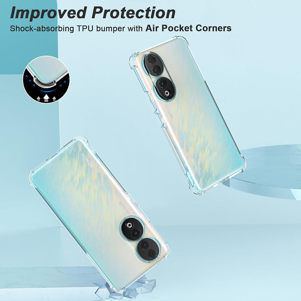 Coque pour Honor 90 Pro, Techsuit, Anti-choc Claire, Transparente